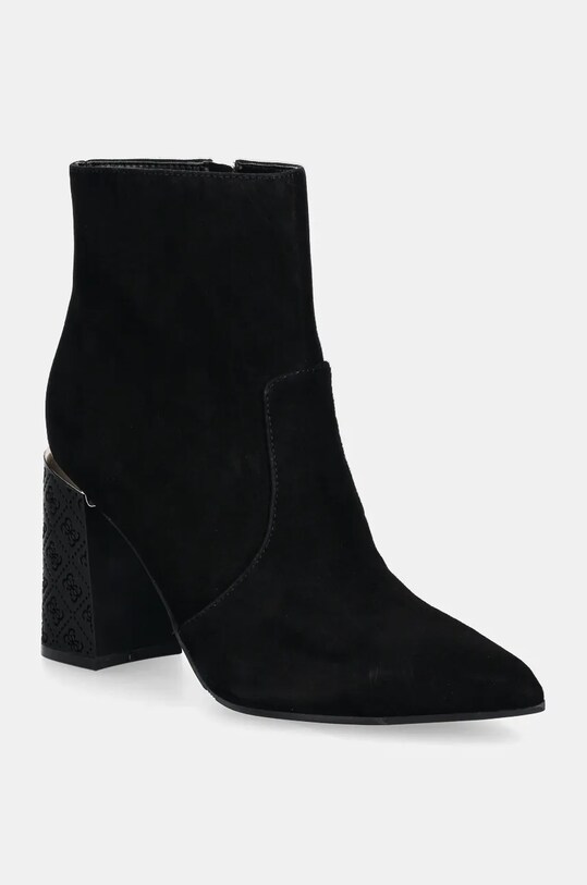 Замшеві черевики Guess FRENKIE замша чорний FLFFRE.LEP10.BLACK