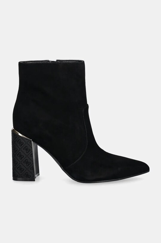 Замшеві черевики Guess FRENKIE FLFFRE.LEP10.BLACK чорний AW24