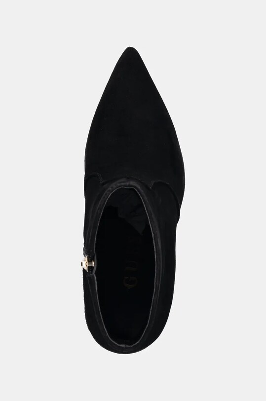 Замшеві черевики Guess FRENKIE чорний FLFFRE.LEP10.BLACK