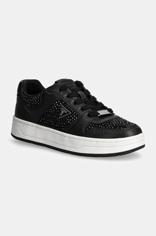 Кросівки Guess NARESA2 імітація лицьової шкіри чорний FLFNRS.ELE12.BLACK