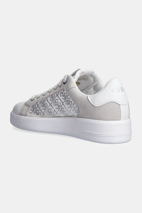 Încălțăminte Guess sneakers ROKI FLFROK.FAL12.WHITE alb