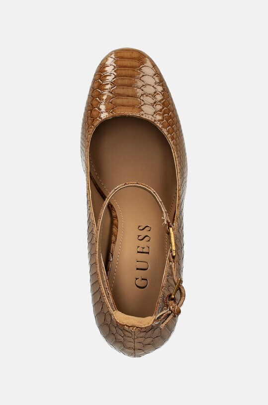 Lodičky Guess TEMIS5 hnědá FLFTEM.FAB08.NATU