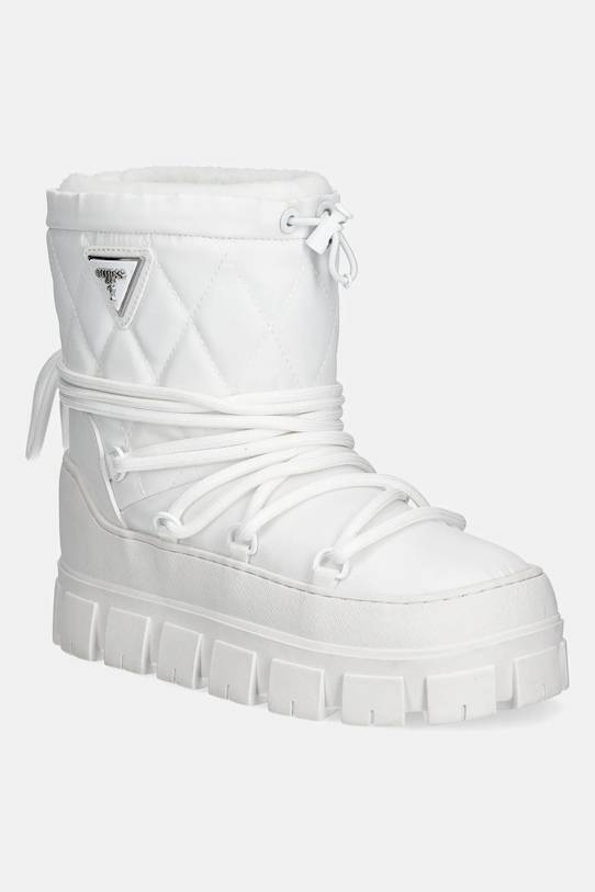 Guess cizme de iarna UNIQUES izolat alb FLFUNI.FAB10.WHITE