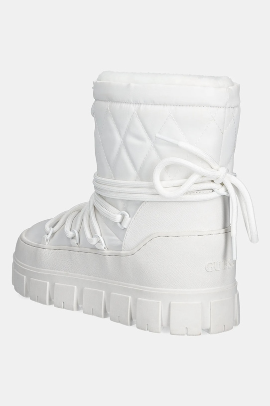 Încălțăminte Guess cizme de iarna UNIQUES FLFUNI.FAB10.WHITE alb