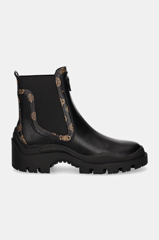 Guess cizme YESSES2 FLFYSS.ELE10.BLKBR negru AW24