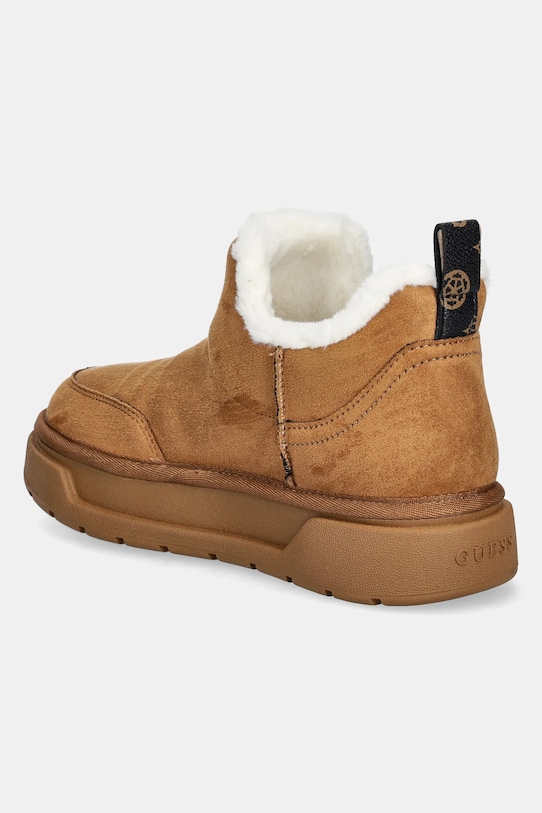 Obuv Snehule Guess UNIE FLFUNN.ESU10.TAN hnedá
