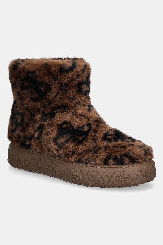 Зимние сапоги Guess UNITED слегка утеплённая модель коричневый FLFUTD.FUR10.BEIBL