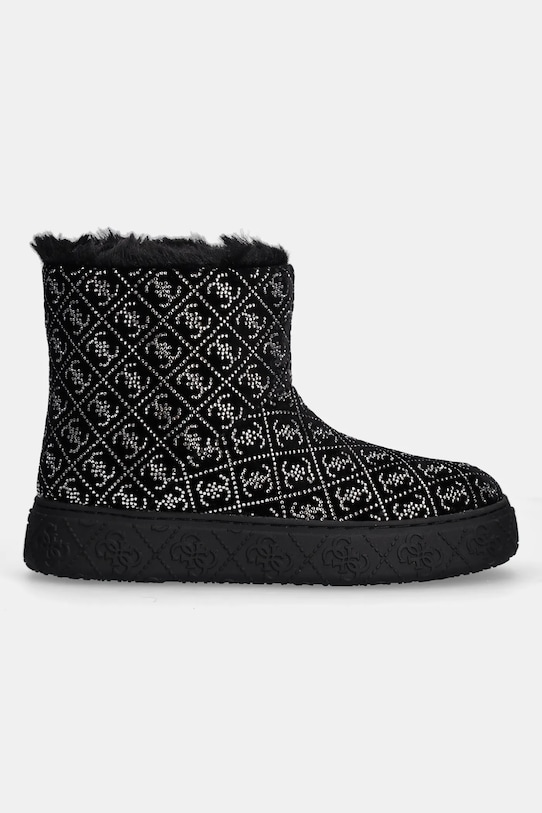 Snehule Guess UNITIE FLFUTI.FAM10.BLACK čierna AW24