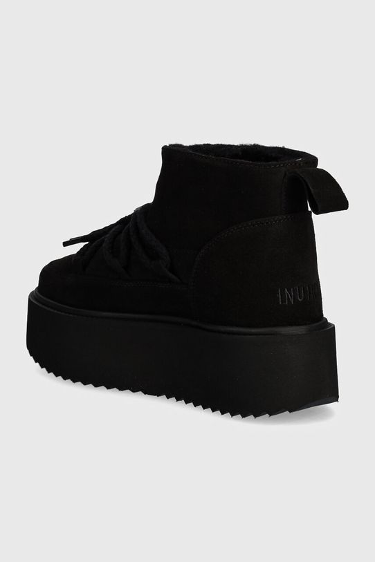 Obuwie Inuikii śniegowce zamszowe Classic Low Platform 75204.004.Black czarny