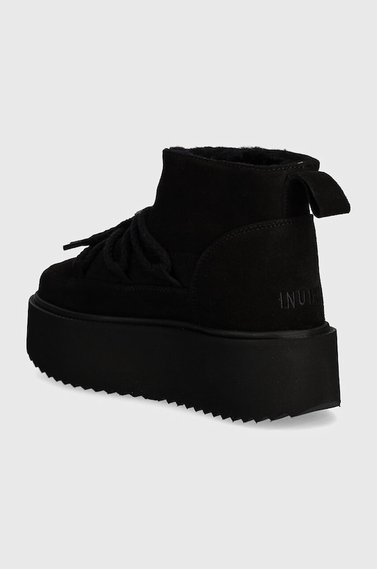 Obuwie Inuikii śniegowce zamszowe Classic Low Platform 75204.004.Black czarny