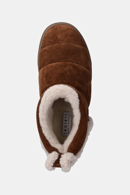 Inuikii cizme de iarna Shearling Slipin maro 75202.010.Brown