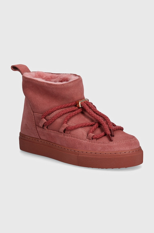 Замшеві чоботи Inuikii Classic Low замша рожевий 75202.004.DustyRose