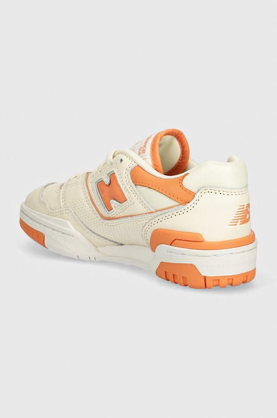 Obuwie New Balance sneakersy skórzane 550 BBW550AJ beżowy