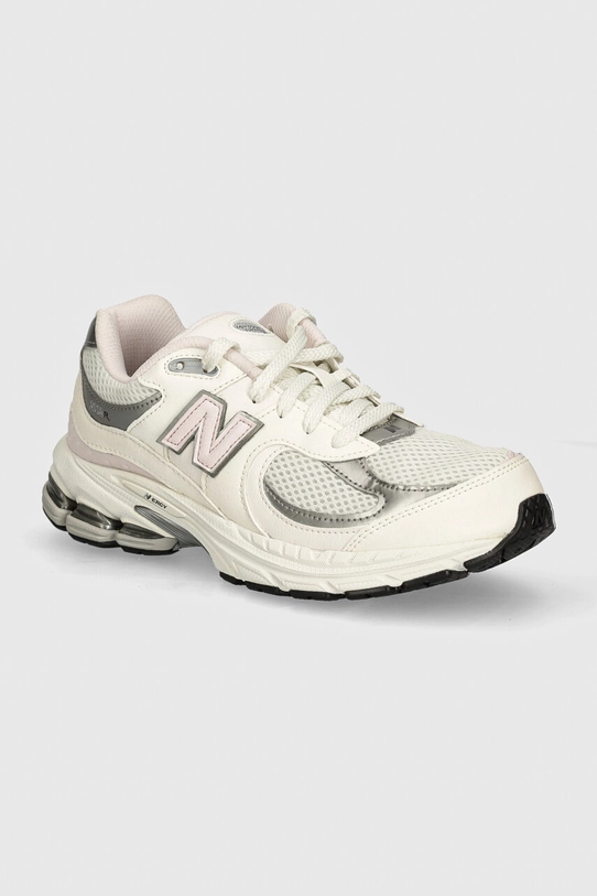 Αθλητικά New Balance 2002 απομίμηση λείου δέρματος λευκό GC2002PN