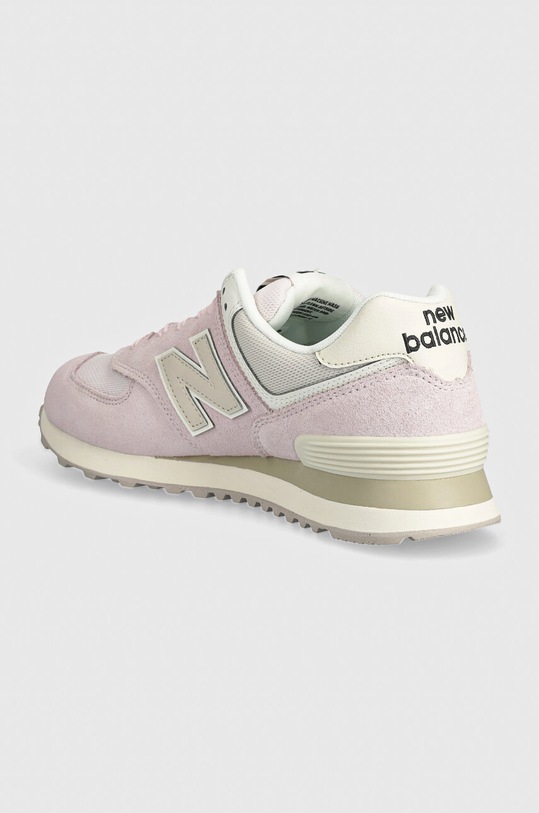 Boty Semišové tenisky New Balance 574 WL574DL2 růžová