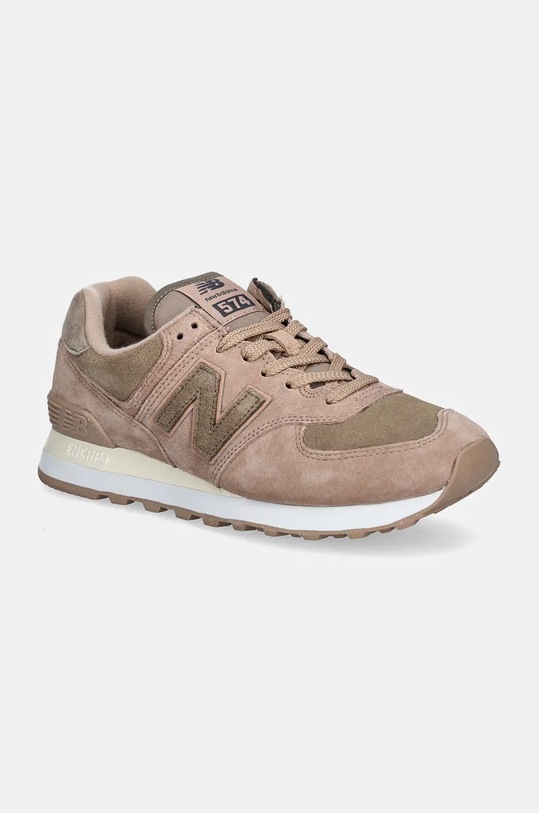 Tenisky New Balance 574 semišová koža béžová WL574HI2