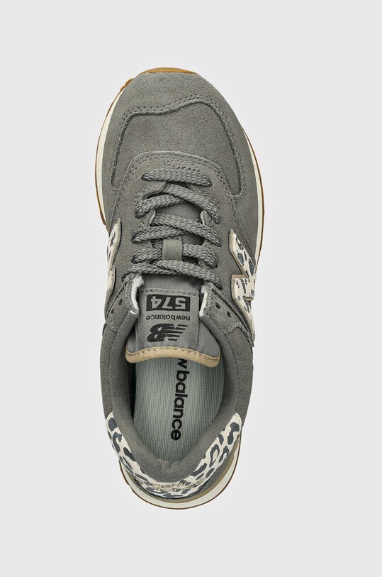 New Balance suede sneakers 574 gray WL574IJ2