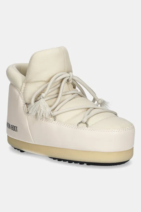 Moon Boot śniegowce MB EVX PUMPS NYLON imitacja skóry licowej beżowy 80D1470020.L002