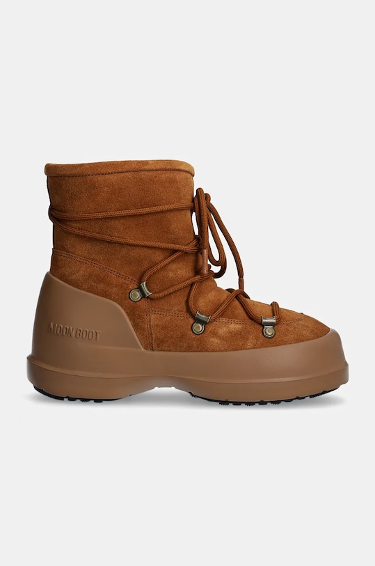 Замшевые сапоги Moon Boot MB LUNA BOOT SUEDE 80D2480030.M008 коричневый AW24