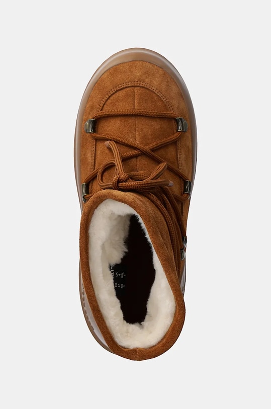 Замшевые сапоги Moon Boot MB LUNA BOOT SUEDE коричневый 80D2480030.M008