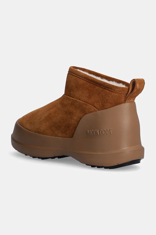 Обувь Замшевые сапоги Moon Boot MB LUNA LOW BOOT SUEDE 80D2480040.M008 коричневый