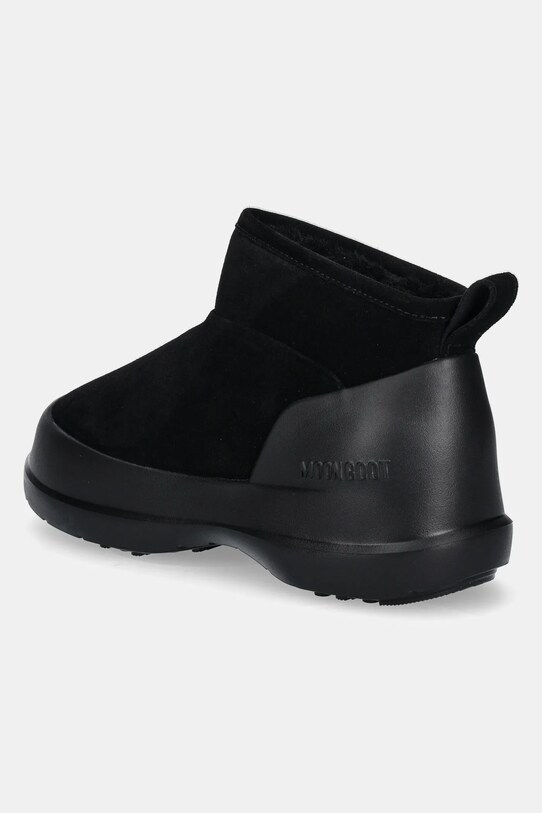 Scarpe Moon Boot stivali da neve in camoscio MB LUNA LOW BOOT SUEDE 80D2480040.N001 nero