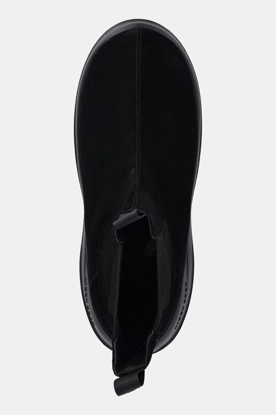 Moon Boot śniegowce zamszowe MB LUNA CHELSEA SUEDE czarny 80D2480050.N001
