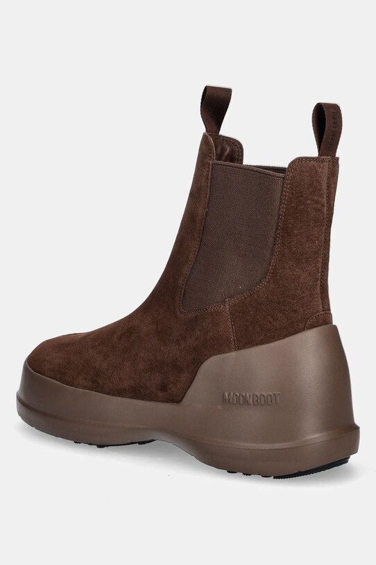 Obuća Čizme za snijeg od brušene kože Moon Boot MB LUNA CHELSEA SUEDE 80D2480050.M004 smeđa