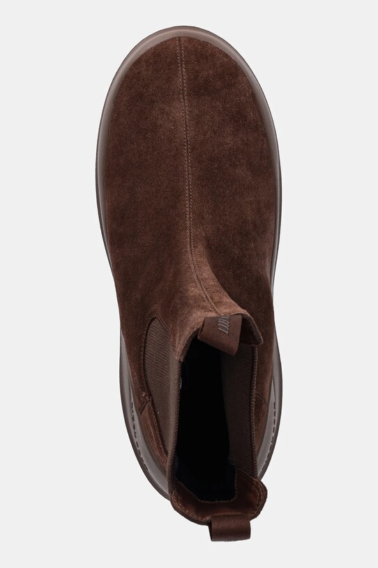 Čizme za snijeg od brušene kože Moon Boot MB LUNA CHELSEA SUEDE smeđa 80D2480050.M004