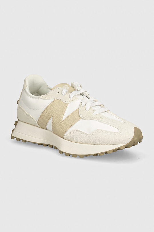 New Balance sneakers 327 piele întoarsă bej WS327KG