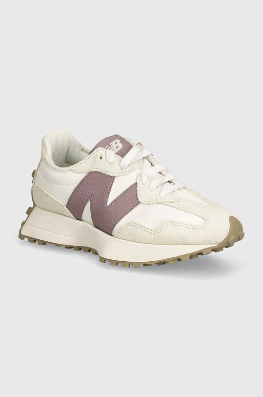 Δερμάτινα αθλητικά παπούτσια New Balance 327 δέρμα σαμουά μπεζ WS327KH