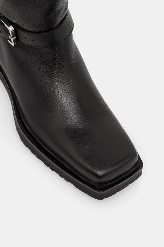 Δερμάτινες μπότες Patrizia Pepe μαύρο 2Y0025.L034.K103