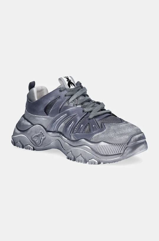 Patrizia Pepe sneakersy tekstylny szary 8Z0043.L134.S703