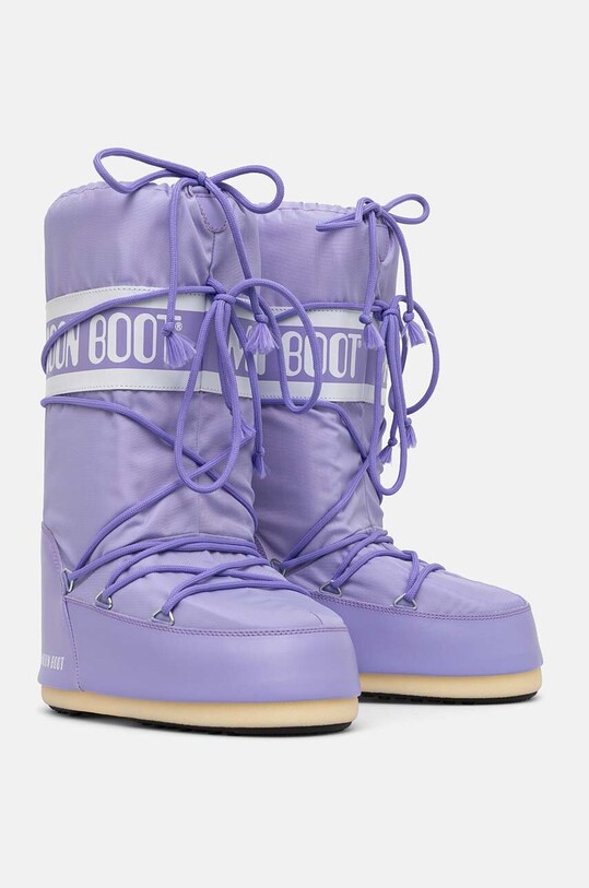 Зимові чоботи Moon Boot MB ICON NYLON 80D1400440.E001 фіолетовий AW24