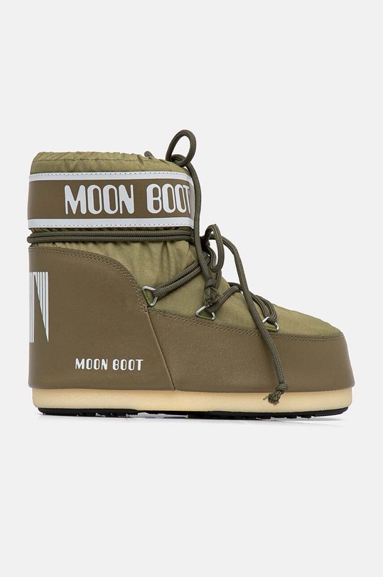Moon Boot śniegowce MB ICON LOW NYLON 80D1409340.M006 zielony AW25