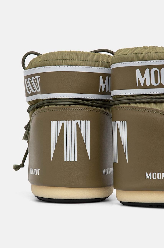 Moon Boot śniegowce MB ICON LOW NYLON zielony 80D1409340.M006