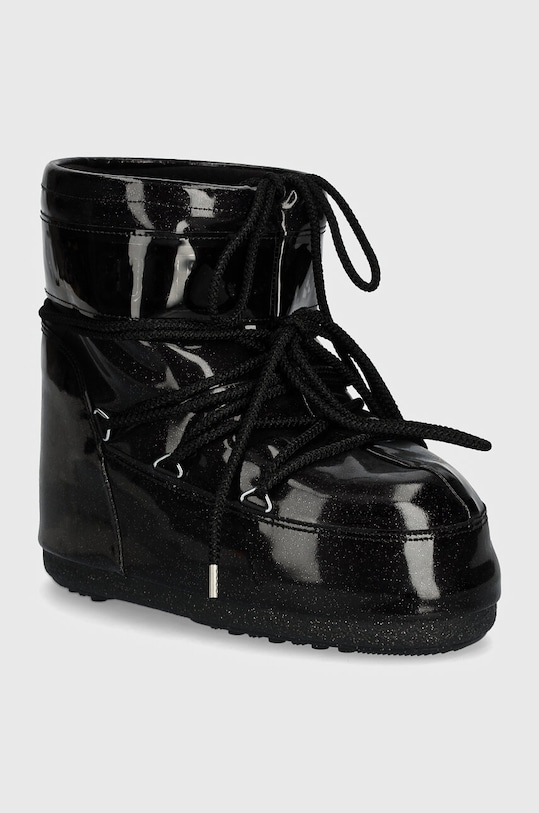 Moon Boot śniegowce MB ICON LOW GLITTER brak zapięcia czarny 80D1409440.N001