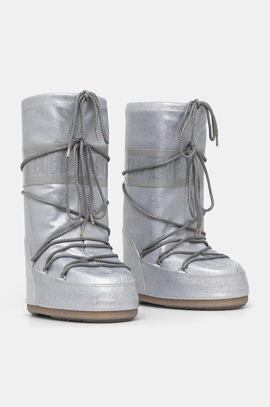 Obuwie Moon Boot śniegowce MB ICON GLITTER 80D1402850.H001 srebrny