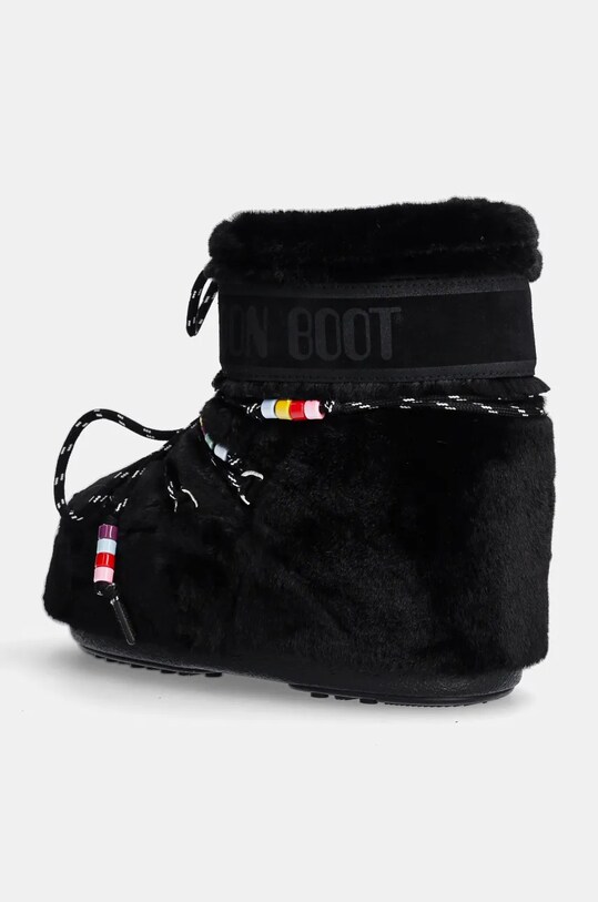 Взуття Зимові чоботи Moon Boot MB ICON LOW FAUX FUR BEADS 80D1409470.N001 чорний