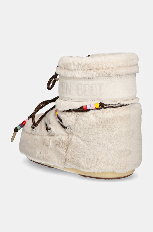 Obuwie Moon Boot śniegowce MB ICON LOW FAUX FUR BEADS 80D1409470.L002 beżowy