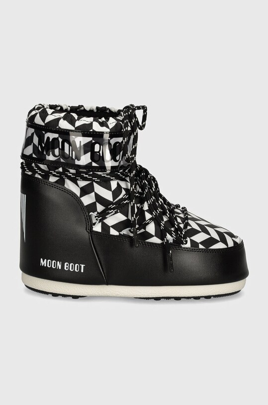 Čizme za snijeg Moon Boot MB ICON LOW OPTICAL 80D1409550.NA02 crna AW24