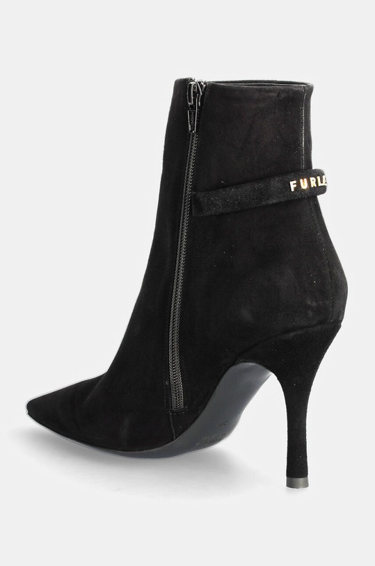 Încălțăminte Furla ghete din piele intoarsa YG61FCD.C10000.O6000 negru