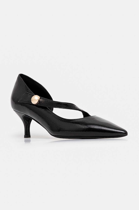 Furla szpilki skórzane Sfera Mary Jane 5-8 cm czarny YI42SFE.Y57000.O6000