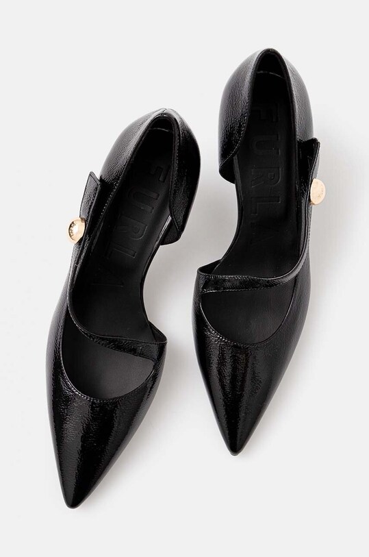 Furla szpilki skórzane Sfera Mary Jane YI42SFE.Y57000.O6000 czarny