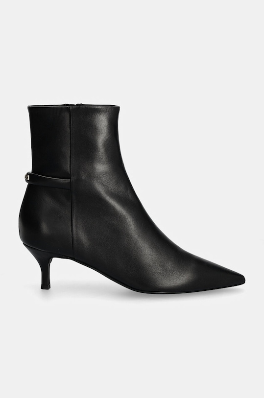 Furla ghete de piele Core Ankle Boot YG60FCD.X30000.O6000 negru AW24