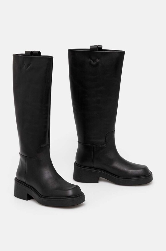 Furla ghete de piele College High Boot negru YI50FCG.WU0000.3350S