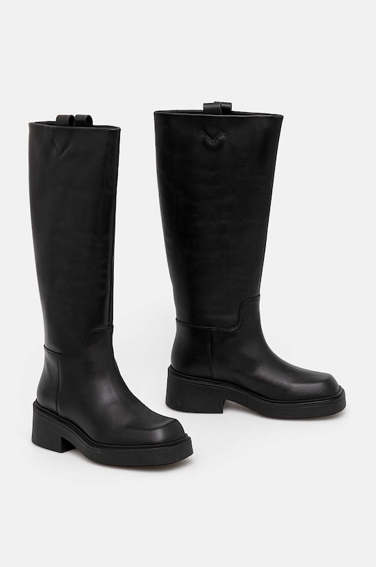 Furla kozaki skórzane College High Boot czarny YI50FCG.WU0000.3350S