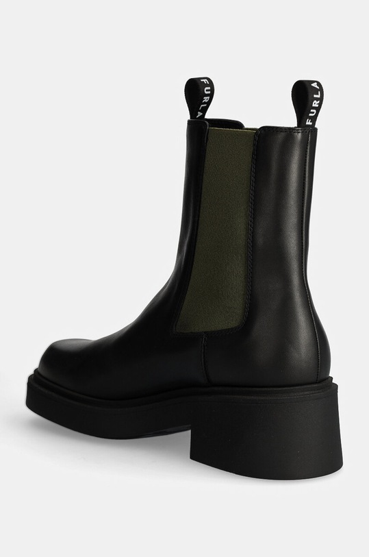Încălțăminte Furla ghete de piele College Chelsea Boot YI49FCG.BX1327.3526S negru
