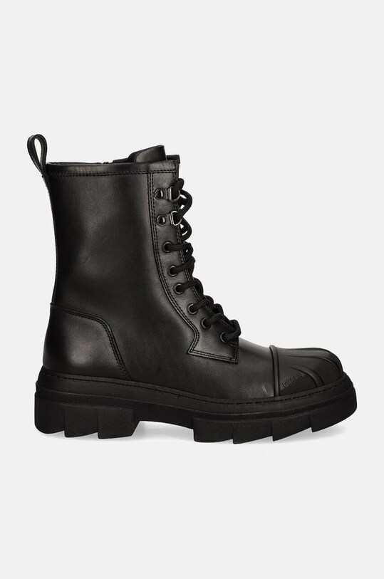 Шкіряні черевики Furla Gum Army Boot YI60FGU.BX3508.O6000 чорний AW24