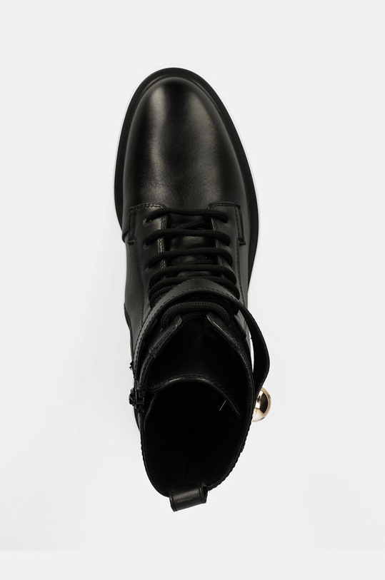 Furla cizme de piele Sfera Army Boot negru YI46SFE.WU0000.O6000